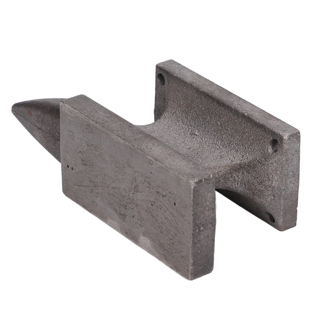 3-Pound Cast Iron Anvil with 45 HRC Hardness - Rust-Resistant Workbench Tool Featuring Large 4.33x1.97in Face, Horn Design for Arc Shaping - Ideal for Riveting, Metal Smithing, Forging & Forming