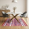 thumbnail image 3 of ODIKA Front Door Patriotic Striped Border Generic Stars Vintage Bordered for Small Living Room, Playroom, Bedroom, Easy Care Kids Safe, 3 of 7