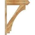 thumbnail image 3 of Ekena Millwork 8"W x 32"D x 44"H Imperial Rough Sawn Arts and Crafts Outlooker, Western Red Cedar, 3 of 4