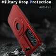 thumbnail image 5 of Dteck for Samsung Galaxy A54 5G Case with Screen Protector & Camera Cover Slide Design, Ring Stand A54 5G Magnetic Case Compatible with MagSafe,Military-Grade Phone Case for Samsung A54 5G,Red, 5 of 6