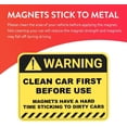 thumbnail image 6 of Rio Salto 4-Pack Funny Large New Driver Car Magnet Please Be Patient Magnetic Permit Student Driver Safety Sign Cool Prank Rookie Funny Bold Statement, Magnet, 6 of 9