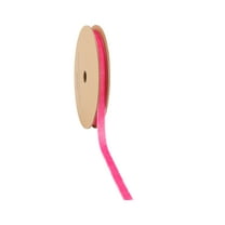 LaRibbons 3/8" Velvet Ribbon | Shocking Pink | 10 Yard Roll