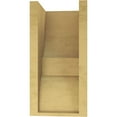 thumbnail image 4 of 7"W x 7"D x 14"H Wide Ridgewood Rough Cedar Woodgrain TimberThane Corbel, Primed Tan, 4 of 6