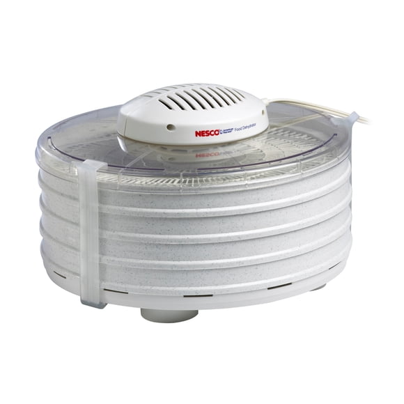 Deshidratador de alimentos Nesco FD-37 400W, 4 bandejas para aperitivos, color blanco
