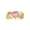 Pink Ice, variant on Rings for Women 14K Yellow Gold Angel Wing Birthstone Ring 7X5MM Gemstone & Diamonds June Pink Ice Jewelry for Women Gold Rings For Women Size 10