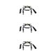 thumbnail image 3 of Casco Ajustable Soidarity Barboquejo Sistema Colgante Con Tornillos Exterior Negro Type1 NO1, 3 of 6