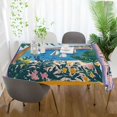 thumbnail image 3 of Yayeee Tablecloths 54" x 72" Rectangle Wrinkle Resistant Party Table Cover, Purple Seaside, 3 of 8