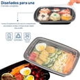 thumbnail image 3 of Paquete de 20 Contenedores para Alimentos con Tapa Bluelander (Sin Divisiones), 3 of 5