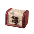 thumbnail image 2 of Agiferg Jewelry Box Vintage Wood Handmade Box With Mini Metal Lock For Storing Jewelry Treasure Pearl, 2 of 5