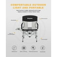 thumbnail image 3 of King Camp Portable Folding Directors Chair - Black, 3 of 7