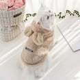 thumbnail image 2 of Cat Bunny Ears Costume Cute Dog Kitten Hoodies Sweater Rabbit Ears Puppy Pet Apparel (Small,Pink), 2 of 7