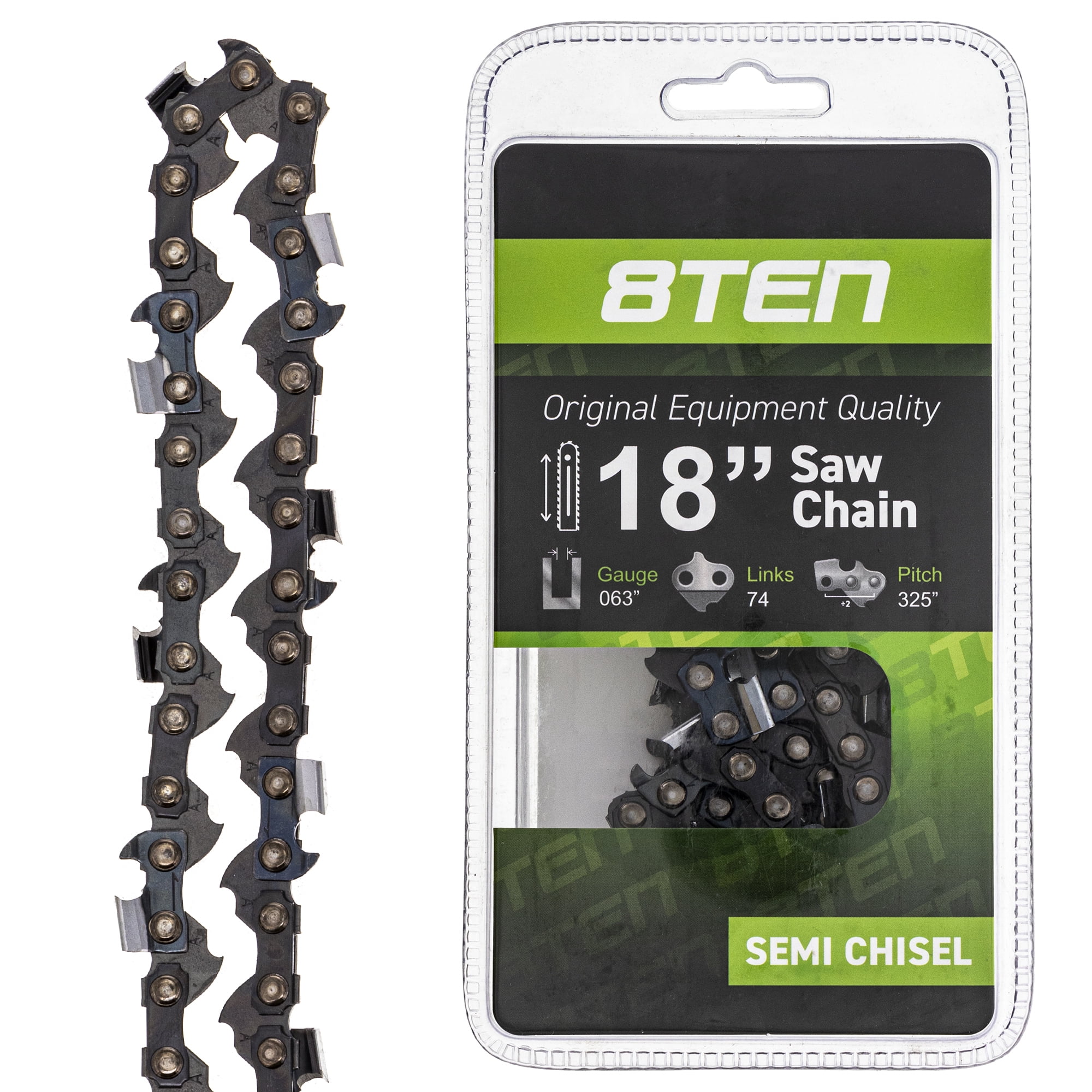 STIHL 3/8 Pitch PS3 Picco chain for 18 inch bar 61 drivers full chisel .50 gauge 