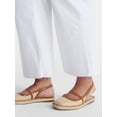 thumbnail image 4 of Terra & Sky Women's Plus Mid Rise Wide Leg Ankle Cut Hem Jeans, 26" Inseam, Sizes 16W-24W, 4 of 5