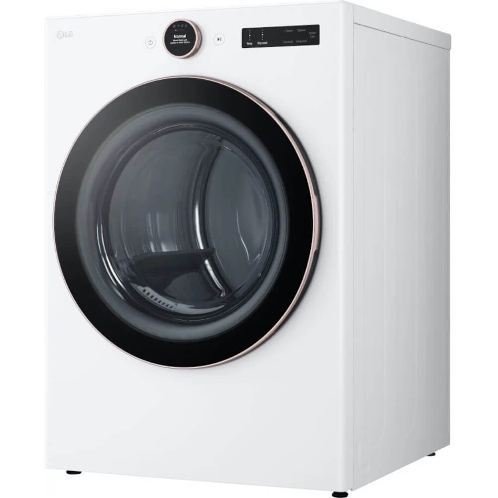 LG DLEX6500W 7.4 Cu. Ft. White Front Load Smart Electric Dryer