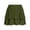 Army Green, variant on HBBIKVI Mini Summer Skirts for Women Double Tiered Ruffle Skirt with Relaxed Fit Elastic Stretch Waist for Casual Summer Vacation