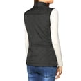 thumbnail image 3 of INSPIRE CHIC Chalecos de mujer con cuello alto, chaleco acolchado con cremallera, 3XL, negro, 3 of 6