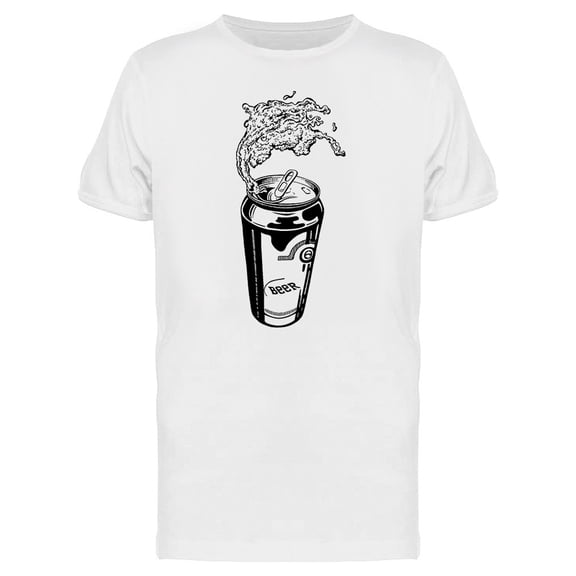 Can Of Beer Tee Men's -Image by Shutterstock