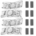thumbnail image 1 of Shisuyan Boucles de Lunettes de Natation 4 Pcs pour Lunettes de Natation Connecteur Design Moderne, 1 of 8