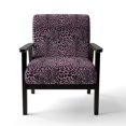 thumbnail image 2 of Designart "Pink and Black Leopard " Upholstered Cabin & Lodge Accent Chair and Arm Chair, 2 of 5
