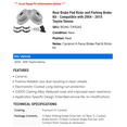 thumbnail image 2 of Rear Brake Pad Rotor and Parking Brake Kit - Compatible with 2004 - 2010 Toyota Sienna 2005 2006 2007 2008 2009, 2 of 2