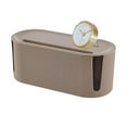 thumbnail image 4 of Cable Organizer Box, Cord Management Box, Khaki Brown Cable Management Box for Desk , Hide Power Strips & Wires , Ventilated & Durable As Material, by Goohae, 4 of 9