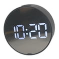thumbnail image 4 of Led Large Screen Bedside Alarm Clock Digital Clock Black Frame White Light, 4 of 5