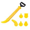 thumbnail image 4 of MERRYHAPY 1Pc Multifunctional Cement Laying Device Yellow Caulking Rod with 5 Interchangeable Heads for Grouting, 4 of 8