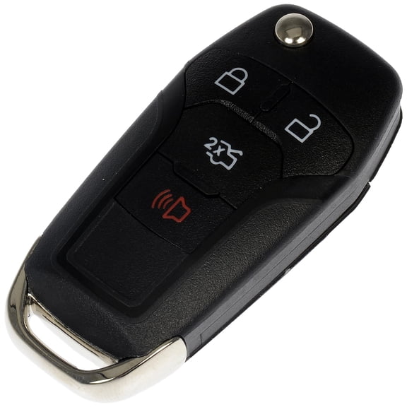 Dorman 95353 Keyless Remote Case Repair Kit for Specific Ford Models, Black; Chrome