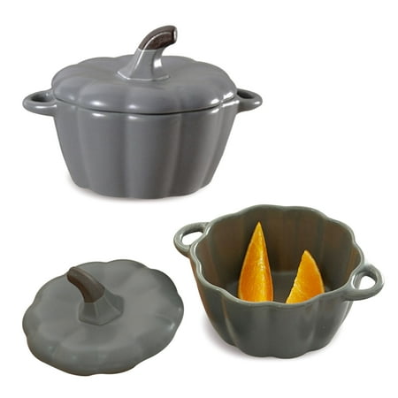 

Qeeadeea/Small Soup Bowl With Handles And Lid 250ml French Onion Soup Crocks Oven Safe-grey-14x11x9cm