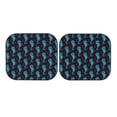 thumbnail image 7 of Disketp 2 Piece Blue Seahorse Pattern Windshield Sunshades,Folding Windshield Sun Shade For Car Suv Trucks Sedan,Blocks Uv Rays Sun Visor Protector-Medium, 7 of 7