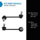 thumbnail image 2 of Trq Juego De Eslabones Estabilizadores De Barra Estabilizadora Trasera Compatible Con Jeep Cherokee 2014-2022, 2 of 5
