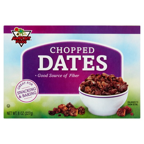 Amport Foods Chopped Dates, 8 Oz.