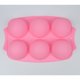 thumbnail image 5 of Bewildely Molde de silicona para rosquillas de 6 rejillas para hornear, molde antiadherente para hacer rosquillas, molde de decoración de cocina hecho a Herramientas y accesorios para hornear Rosado Bewildely HA004909-02, 5 of 6