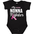 thumbnail image 3 of Inktastic Breast Cancer Awareness My Nonna is a Fighter Boys or Girls Baby Bodysuit, 3 of 5