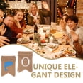 thumbnail image 2 of IDEANATEGRATE Banner Bunting De Lino Con Para Adornar Celebraciones Y Fiestas Temáticas, 2 of 7