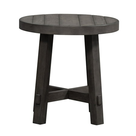 Liberty Furniture Modern Farmhouse 3 Piece Set Cocktail Table 2 End Tables Gray