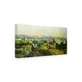 thumbnail image 2 of Trademark Fine Art 'Dawns Early Light Green' Canvas Art by Allan Friedlander, 2 of 3