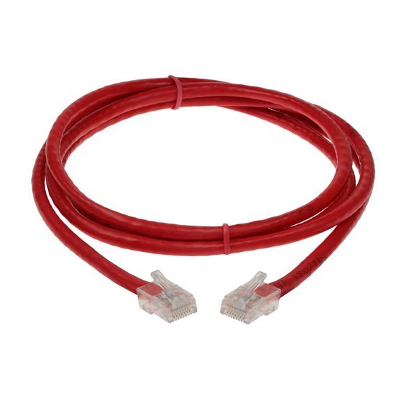 SF Cable Cat5e UTP Non-Booted Ethernet Cable, 35 feet - Red