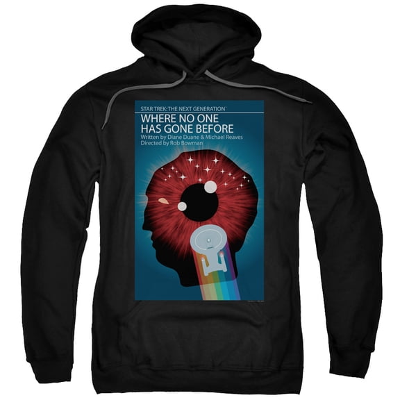 Star Trek Tng Season 1 Episode 6 Adult Pullover Hoodie Sweatshirt Black