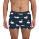 thumbnail image 1 of Balery Cartoon Swan Calzoncillos bóxer para hombre, ropa interior de algodón suave y transpirable con cinturilla de nailon-Large, 1 of 5