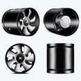 thumbnail image 6 of Washranp Inline Duct Fan Two-way Exhaust Ventilation Fan with Low Noise Thickened Blades Strong Wind Ventilation for Basements Bathrooms Kitchens, 6 of 6