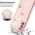 thumbnail image 2 of for Samsung Galaxy S20 Fe 5G Case Pink Love Hearts Design for Women Girl Men, Luxury Plating with Strap Stand Full Camera Lens Protection Bumper for Galaxy S20 Fe 5G, 2 of 12