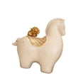 thumbnail image 3 of Estatua de caballo Figura decorativa Adorno de resina Figuras decorativas de lujo para con repollo, 3 of 6