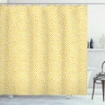 thumbnail image 1 of Ambesonne Greek Shower Curtain, Yellow and White Maze Theme, 69"Wx70"L, Yellow and White, 1 of 3