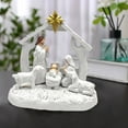 thumbnail image 4 of Yooshoverk Stable Nativity Figurine Resin Durable for Home Holiday Decor, 4 of 6