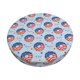 thumbnail image 1 of Balery Donut with the USA Fag Fundas de asiento para taburete de bar redondo de tela de terciopelo ajustables que protegen de arañazos y manchas para sillas de 14 a 17 pulgadas.-12 inch, 1 of 7