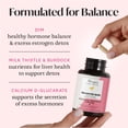 thumbnail image 4 of Winged Wellness Balanced Babe | Hormone Balance & Estrogen Detox for Women | PMS Bloating, Cramps, Mood Swings & Hormonal Acne | 100mg DIM, 100mg Calcium D-Glucarate & 6 Added Nutrients | 60ct, 4 of 5