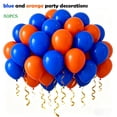 thumbnail image 2 of Globos de látex JKGOO azules y naranjas de 10 pulgadas (80 unidades), 2 of 5
