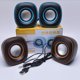 thumbnail image 2 of Altavoz de ordenador portátil USB Altavoz portátil Multimedia Altovoz pequeño Subwoofer, 2 of 11