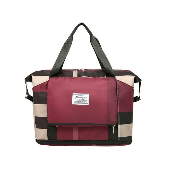 Carry on Luggage Foldable Travel Duffel Bag Tote Carry on Luggage Sport Duffle Weekender Overnight for Women and Girls Tote Bag for Women